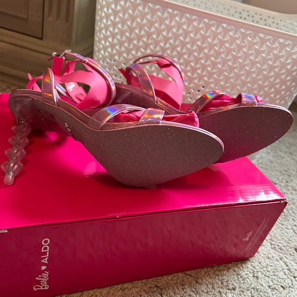 Aldo x Barbie Barbiesandal- Iridescent Pink - Picture 2 of 7